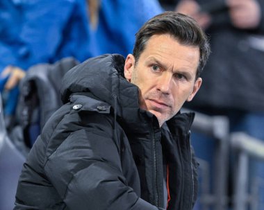 Gareth Taylor Manchester City Women 'ın teknik direktörü, Manchester City Women vs Manchester United Women maçında 24 Ocak 202' de Joie Stadyumu 'nda