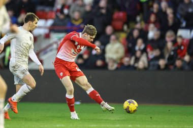 Barnsley 'li Luca Connell, 27 Ocak 202' de İngiltere 'nin Oakwell kentinde oynanan Sky Bet 1 karşılaşmasında gol vuruşu yaptı.