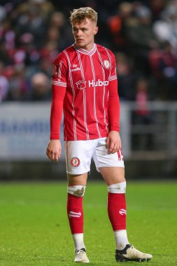 Bristol City 'den Tommy Conway, Bristol Gate, Bristol' da Bristol City 'ye karşı oynanan dördüncü tur karşılaşmasında, 26 Ocak 202