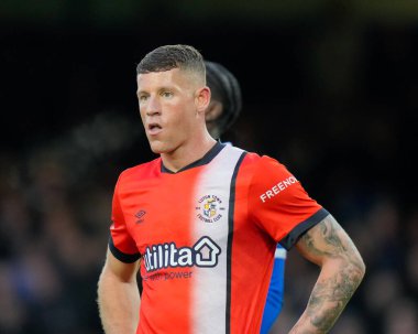 Luton Town 'dan Ross Barkley, Birleşik Krallık Goodison Park, Liverpool' da oynanan dördüncü tur müsabaka Everton-Luton Town maçında, 27 Ocak 202