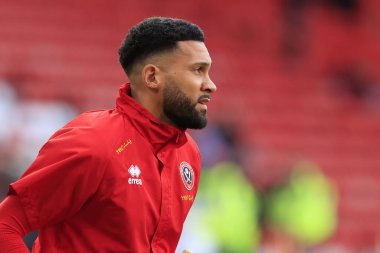 Sheffield United takımından Wes Foderingham, Birleşik Krallık 'ın Sheffield Lane kentinde oynanan dördüncü tur müsabaka Sheffield United - Brighton ve Hove Albion karşılaşmasının dördüncü turunda oynanan ısınma maçında, 27 Ocak 202