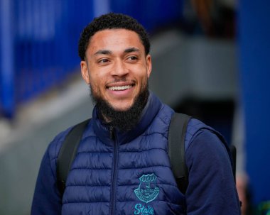 Everton 'dan Arnaut Danjuma, 27 Ocak 202 tarihinde Birleşik Krallık' ın Liverpool kenti Goodison Park 'ta oynanan 4.