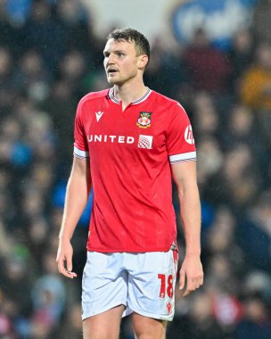 Wrexham 'dan Sam Dalby, Birleşik Krallık' ın Blackburn kentinde oynanan dördüncü tur karşılaşmasında Blackburn Rovers, Wrexham 'a karşı.