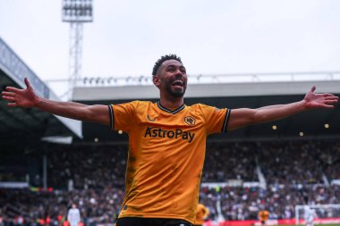 Wolverhampton Wanderers 'dan Matheus Cunha, 28 Ocak 202' de Birleşik Krallık 'ın başkenti West Bromwich' te oynanan dördüncü tur müsabaka Batı Bromwich Albion-Wolverhampton Wanderers maçında 0-2 'lik galibiyet golünü kutluyor.