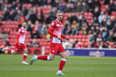 Barnsley takımından Max Watters 27 Ocak 202 'de Oakwell, Barnsley, İngiltere' de oynanan 1.