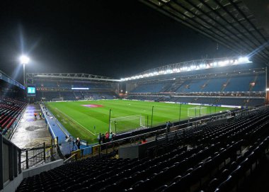 Maç öncesinde Ewood Park 'ın genel görünümü, Birleşik Krallık' ın Blackburn kentinde oynanan Blackburn Rovers - Wrexham maçında oynanan 4.