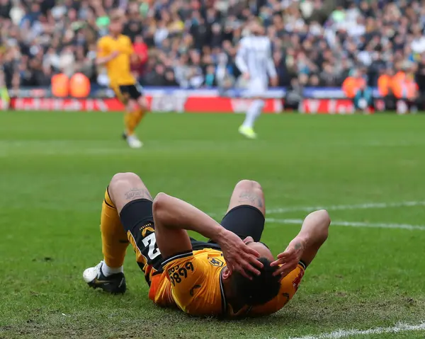 Matheus Cunha Wolverhampton Wanderers Reacts Missing Chance Goal Emirates Cup — Stock Photo, Image