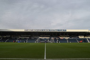 The Hawthorns, West Bromwich Albion 'un evi, The Hawthorns, West Bromwich, İngiltere' de 28 Ocak 202 tarihinde oynanan dördüncü tur müsabakasında Batı Bromwich Albion, Wolverhampton Wanderers 'a karşı.