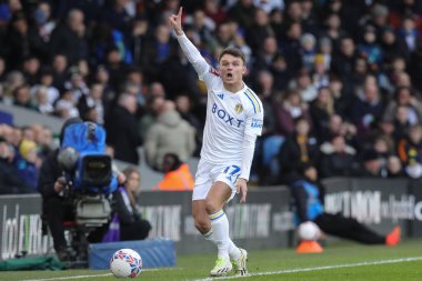 Leeds United takımından Jamie Shackleton, 27 Ocak 202 tarihinde Birleşik Krallık 'ın Leeds şehrinde oynanan dördüncü tur karşılaşmasında Leeds United' a karşı Plymouth Argyle 'ın jest ve tepkisini gösterdi.