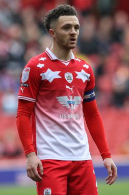 Barnsley 'den Jordan Williams 27 Ocak 202' de Oakwell, Barnsley, İngiltere 'de oynanan Sky Bet Ligi 1 karşılaşmasında Barnsley ile Exeter City karşı karşıya geldi.