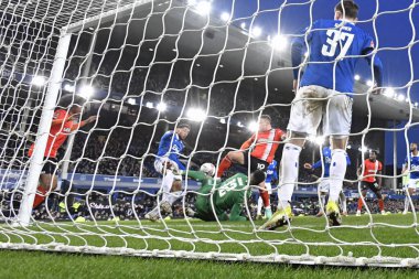 Luton Town 'dan Cauley Woodrow, 27 Ocak 202 tarihinde İngiltere' nin Liverpool kentinde Goodison Park 'ta oynanan dördüncü tur müsabakasında 1-2' lik galibiyet golünü attı.