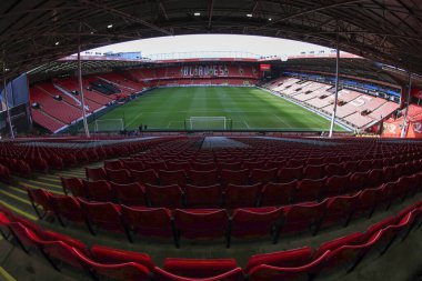 Birleşik Krallık 'ın Sheffield Lane, Sheffield şehrinde oynanan ve Sheffield United ve Hove Albion' a karşı oynanan dördüncü tur karşılaşması öncesinde stadyumun iç görüntüsü