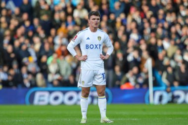 Leeds United takımından Jamie Shackleton, Birleşik Krallık 'ın Leeds şehrinde 27 Ocak 202 tarihinde oynanan dördüncü tur karşılaşmasında Leeds United ile Plymouth Argyle karşı karşıya geldi.