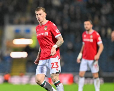 Wrexham 'dan James McClean, Birleşik Krallık' ın başkenti Blackburn 'de oynanan dördüncü tur müsabakasında Blackburn Rovers - Wrexham maçında