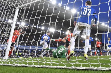 Luton Town 'dan Cauley Woodrow, 27 Ocak 202 tarihinde İngiltere' nin Liverpool kentinde Goodison Park 'ta oynanan dördüncü tur müsabakasında 1-2' lik galibiyet golünü attı.