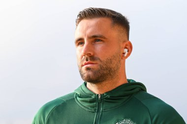 Manchester United takımından Luke Shaw, Birleşik Krallık 'ın Newport şehrinde oynanan ve 28 Ocak 202 tarihinde oynanan 4.