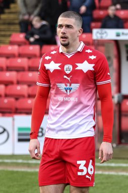 Barnsley takımından Max Watters 27 Ocak 202 'de Oakwell, Barnsley, İngiltere' de oynanan 1.