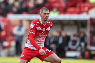 Barnsley takımından Max Watters 27 Ocak 202 'de Oakwell, Barnsley, İngiltere' de oynanan 1.