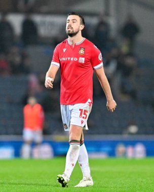 Wrexham 'dan Eoghan O' Connell, Birleşik Krallık 'ın Blackburn kentinde düzenlenen dördüncü tur Blackburn Rovers - Wrexham karşılaşmasında, 29 Ocak 202