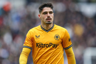 Wolverhampton Wanderers takımından Pedro Neto, 28 Ocak 202 'de Birleşik Krallık' ın başkenti Hawthorns 'ta oynanan dördüncü tur karşılaşmasında Batı Bromwich Albion Wolverhampton Wanderers' a karşı.