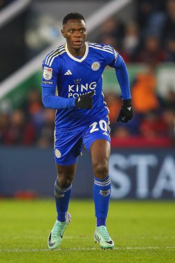 Leicester City 'den Patson Daka Gökyüzü İddia Şampiyonası' nda Leicester City, King Power Stadyumu 'nda Swansea City' ye karşı, 30 Ocak 202