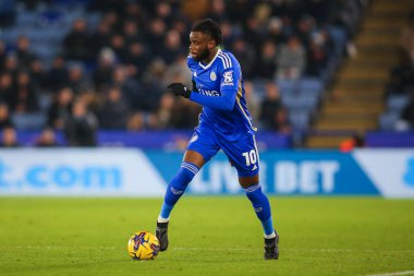 Leicester City 'den Stephy Mavididi, 30 Ocak 202' de King Power Stadyumu 'nda Leicester City ile Swansea City arasındaki Sky Bet Şampiyonası karşılaşmasında topla bir çıkış yaptı.