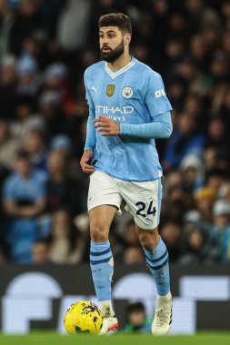 Manchester City 'den Joko Gvardiol 31 Ocak 2024 tarihinde Etihad Stadyumu' nda Manchester City ile Burnley arasındaki Premier League maçında maç yapıyor.