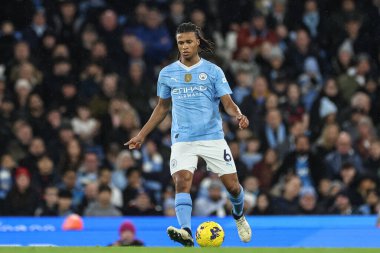 Manchester City 'den Nathan Ak Premier Lig maçında Manchester City ile Burnley arasında 31 Ocak 2024' te Etihad Stadyumu 'nda oynanan maçta topu aldı.