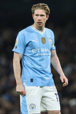 Kevin De Bruyne of Manchester City during the Premier League match Manchester City vs Burnley at Etihad Stadium, Manchester, United Kingdom, 31st January 202 clipart