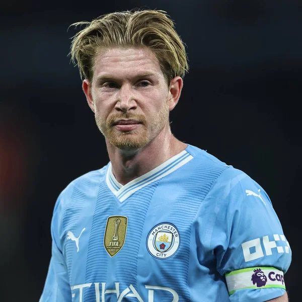 Kevin Bruyne Uit Manchester City Tijdens Premier League Match Manchester — Stockfoto