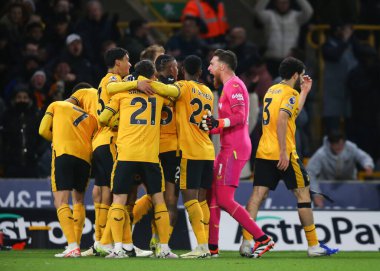 Wolverhampton Wanderers, 1 Şubat 202 tarihinde Wolverhampton, Wolverhampton, İngiltere 'de oynanan Premier League maçında Pedro Neto' ya karşı 3-3 'lük galibiyet golünü attı.