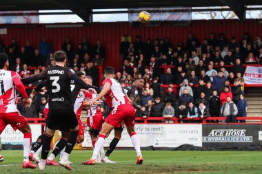 Blackpool 'dan Marvin Ekpiteta, 3 Şubat 202' de İngiltere 'nin Stevenage Stevenage Stadyumu' nda oynanan Sky Bet 1 Stevenage - Blackpool maçında gol atma şansına sahip.