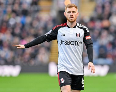 Fulham 'dan Harrison Reed, 3 Şubat 202 tarihinde Burnley ile Fulham arasında oynanan Premier Lig karşılaşmasında tepki gösterdi.