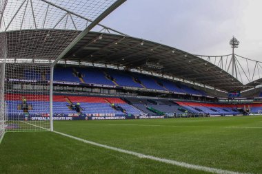 3 Şubat 202 'de Bolton Wanderers, Toughsheet Community Stadyumu' nda Barnsley 'e karşı oynadığı Sky Bet League 1 karşılaşmasında Toughsheet Community Stadyumu' nun genel bir görüntüsü.