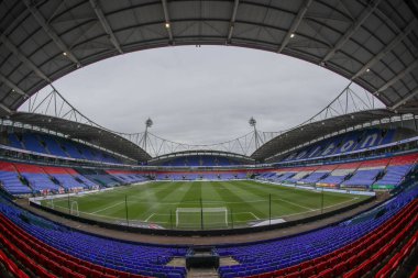 3 Şubat 202 'de Bolton Wanderers, Toughsheet Community Stadyumu' nda Barnsley 'e karşı oynadığı Sky Bet League 1 karşılaşmasında Toughsheet Community Stadyumu' nun genel bir görüntüsü.