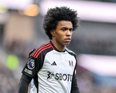 Fulham 'lı Willian, Premier Lig maçı sırasında Burnley, Fulham' a karşı Turf Moor, Burnley, İngiltere, 3 Şubat 202