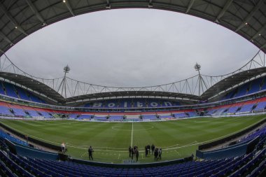 3 Şubat 202 'de Bolton Wanderers, Toughsheet Community Stadyumu' nda Barnsley 'e karşı oynadığı Sky Bet League 1 karşılaşmasında Toughsheet Community Stadyumu' nun genel bir görüntüsü.