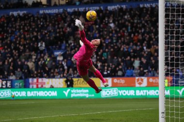 Barnsley 'den Liam Roberts, 3 Şubat 202' de İngiltere 'deki Toughsheet Community Stadyumu' nda Bolton Wanderers 'ın Barnsley' e karşı oynadığı Sky Bet 1 karşılaşmasında bir kurtarış yaptı.