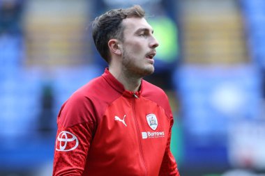 3 Şubat 202 'de İngiltere' deki Toughsheet Community Stadyumu 'nda oynanan Sky Bet 1 maçında Josh Earl, Bolton Wanderers ile Barnsley maçında ısınma turunda...