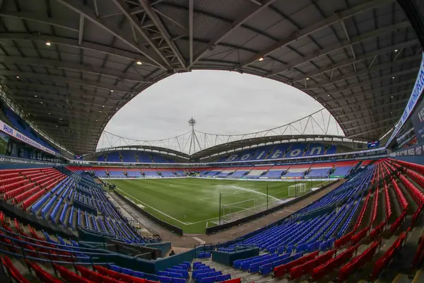 3 Şubat 202 'de Bolton Wanderers, Toughsheet Community Stadyumu' nda Barnsley 'e karşı oynadığı Sky Bet League 1 karşılaşmasında Toughsheet Community Stadyumu' nun genel bir görüntüsü.