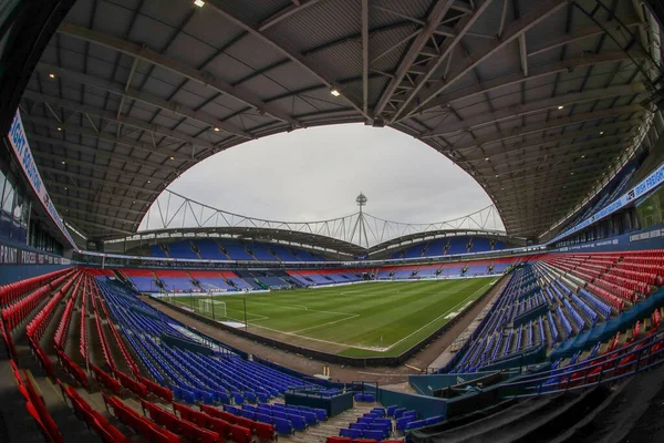 3 Şubat 202 'de Bolton Wanderers, Toughsheet Community Stadyumu' nda Barnsley 'e karşı oynadığı Sky Bet League 1 karşılaşmasında Toughsheet Community Stadyumu' nun genel bir görüntüsü.