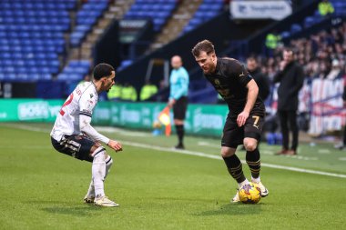 Barnsley 'den Nicky Cadden 3 Şubat 202' de İngiltere 'deki Toughsheet Community Stadyumu' nda Bolton Wanderers - Barnsley maçında