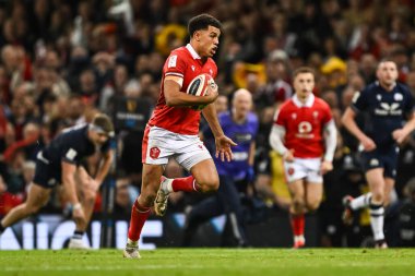 Galler 'den Rio Dyer, 3 Şubat 202' de İngiltere 'nin Cardiff kentindeki Principality Stadyumu' nda oynanan 2024 Guinness 6 Milletle İskoçya maçında bir çıkış yaptı.