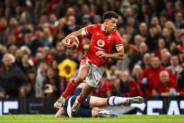 Galler 'den Rio Dyer, 3 Şubat 202' de İngiltere 'nin Cardiff kentindeki Principality Stadyumu' nda oynanan 2024 Guinness 6 Milletle İskoçya maçında bir çıkış yaptı.