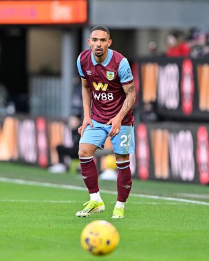 Burnley 'li Vitinho, Premier Lig maçı sırasında Burnley, Fulham' a karşı Turf Moor, Burnley, İngiltere, 3 Şubat 202