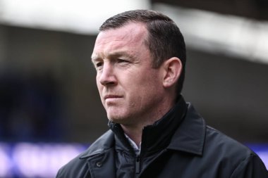 Neill Collins, 3 Şubat 202 'de İngiltere, Bolton' daki Toughsheet Community Stadyumu 'nda oynanan Sky Bet 1 karşılaşmasında Barnsley' nin baş antrenörü Bolton Wanderers 'e karşı.