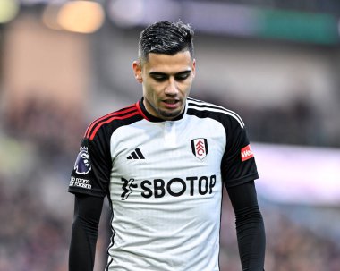Fulham takımından Andreas Pereira, 3 Şubat 202 'de Burnley ile Fulham arasında oynanan Premier Lig maçında üzgün görünüyor.