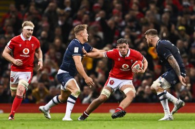 Galler 'den Alex Mann, İskoçyalı Duhan van der Merwe' yi 2024 Guinness 6 Milletin İskoçya 'ya karşı Principality Stadyumu, Cardiff, İngiltere' de 3 Şubat 202 'de oynadığı maçta defetti.