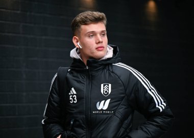 Kristian ekularac Fulham, Premier Lig maçından önce, Burnley Fulham 'a karşı Turf Moor, Burnley, Birleşik Krallık' ta 3 Şubat 2024 tarihinde oynanan maçta geldi.