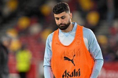 Manchester City 'den Joko Gvardiol Premier Lig maçı sırasında Brentford Manchester City' ye karşı Gtech Community Stadyumu, Londra, Birleşik Krallık, 5 Şubat 2024